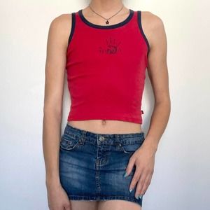 Y2k mudd mini graphic tank